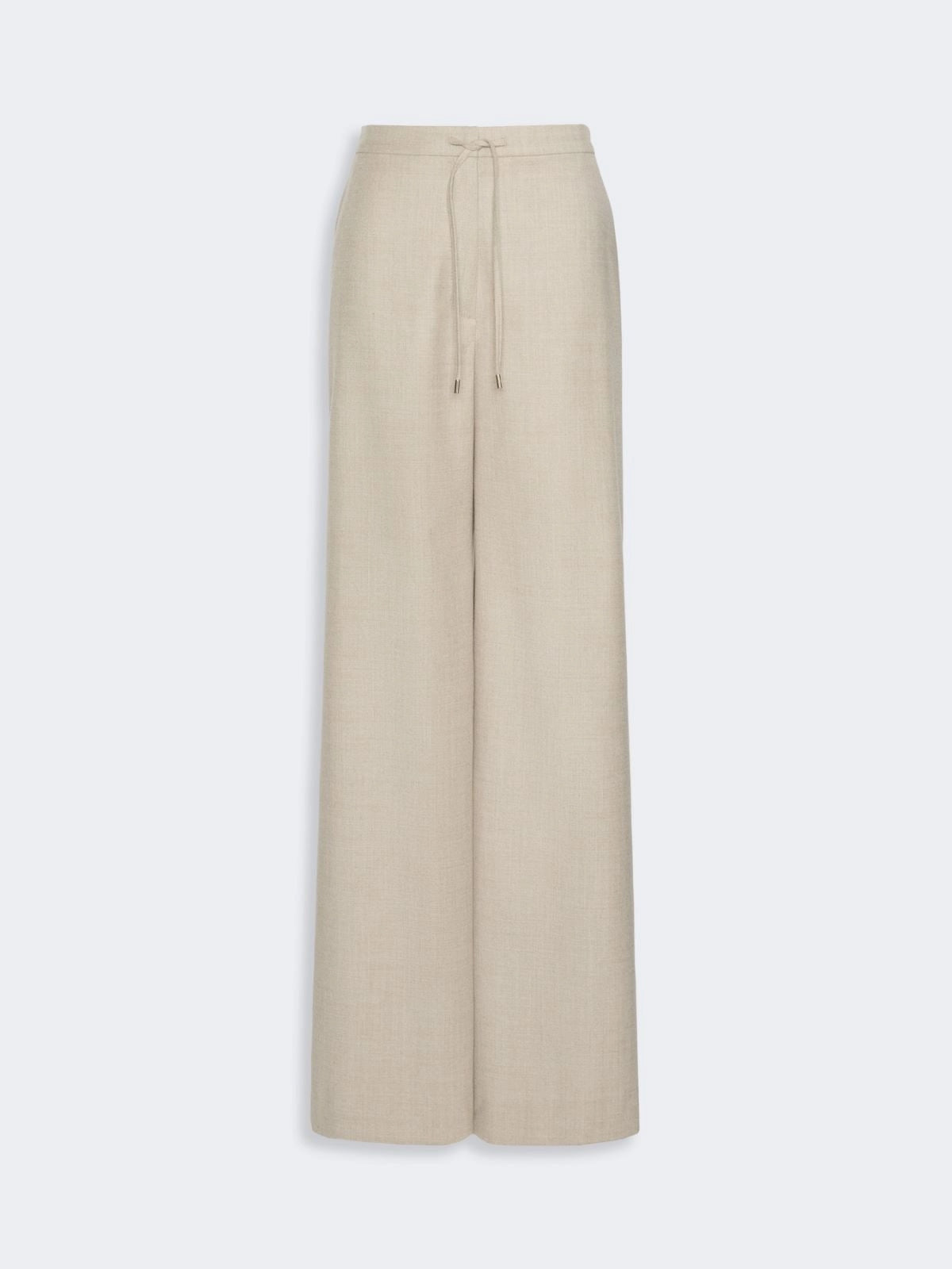 STUDIO<BR/>Pantalone jogging in flanella di lana - Beige MSTRECENTE 052 MAX MARA STUDIO 
