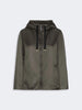 MAX MARA THE CUBEGiacca imbottita con cappuccio in tela antigoccia - Nero