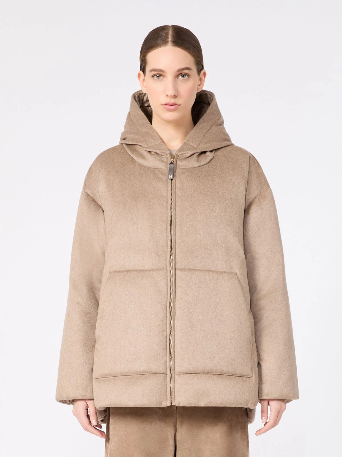 MAX MARA THE CUBE<BR/>Imbottito reversibile in cachemire - Argilla MTCCLOWN 006 MAX MARA THE CUBE 
