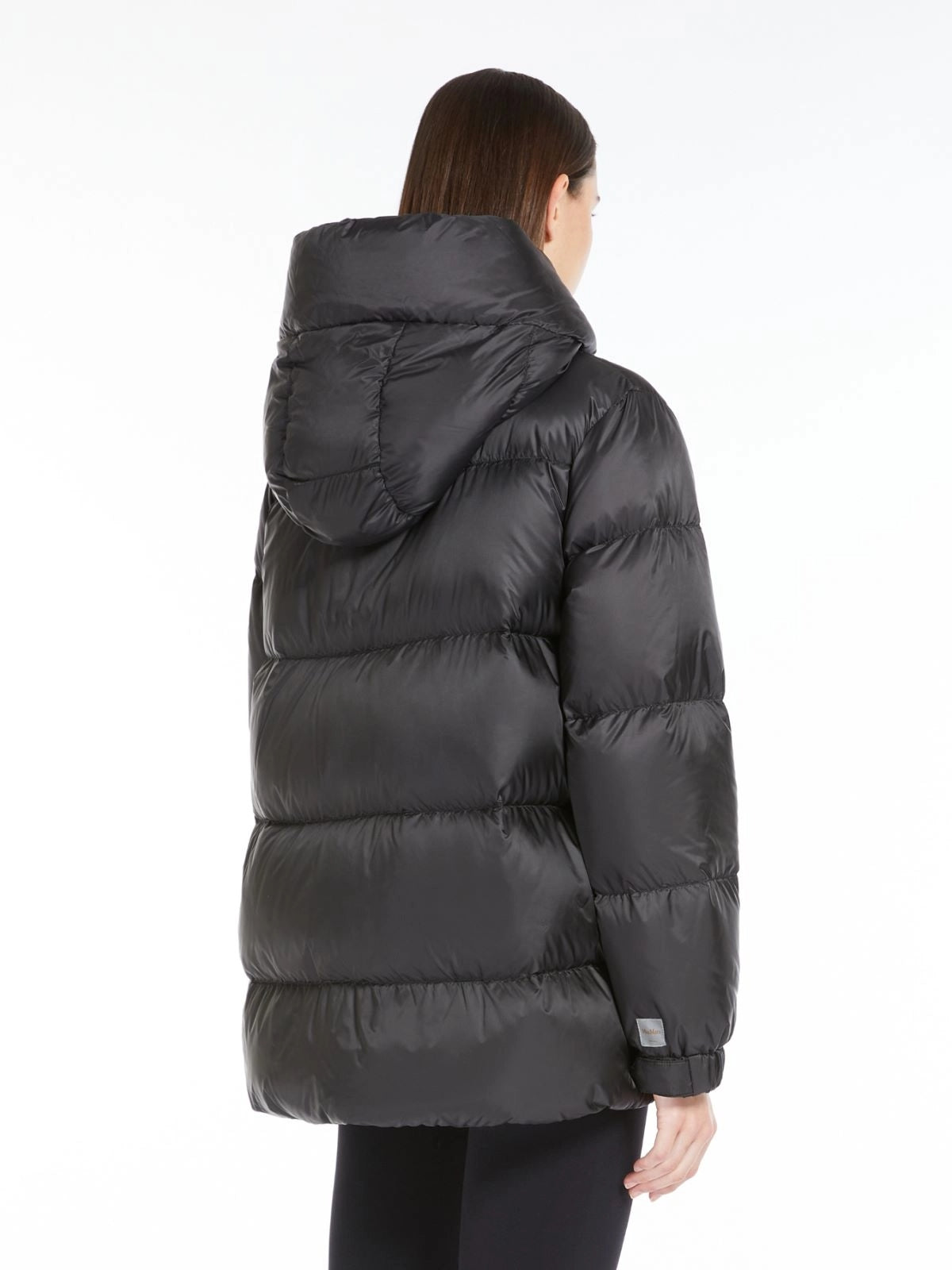MAX MARA THE CUBE<BR/>Imbottito ampio in tela antigoccia - Nero SEIA 009 MAX MARA THE CUBE 