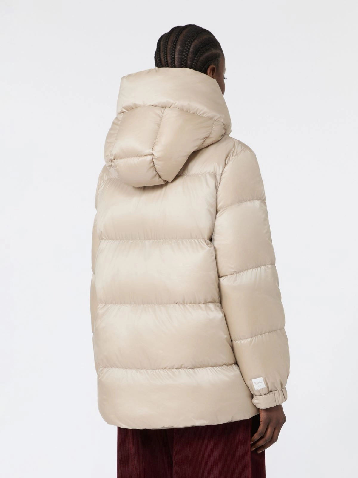 MAX MARA THE CUBE<BR/>Imbottito ampio in tela antigoccia - Naturale SEIA 034 MAX MARA THE CUBE 