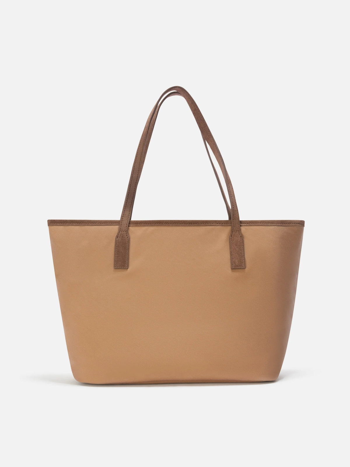 Borsa Medium City nocciola in tessuto cerato con ricamo logo<BR/> CBMID003 01015M MC2 SAINT BARTH 
