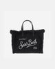Borsa Colette nera con lavorazione a trecce