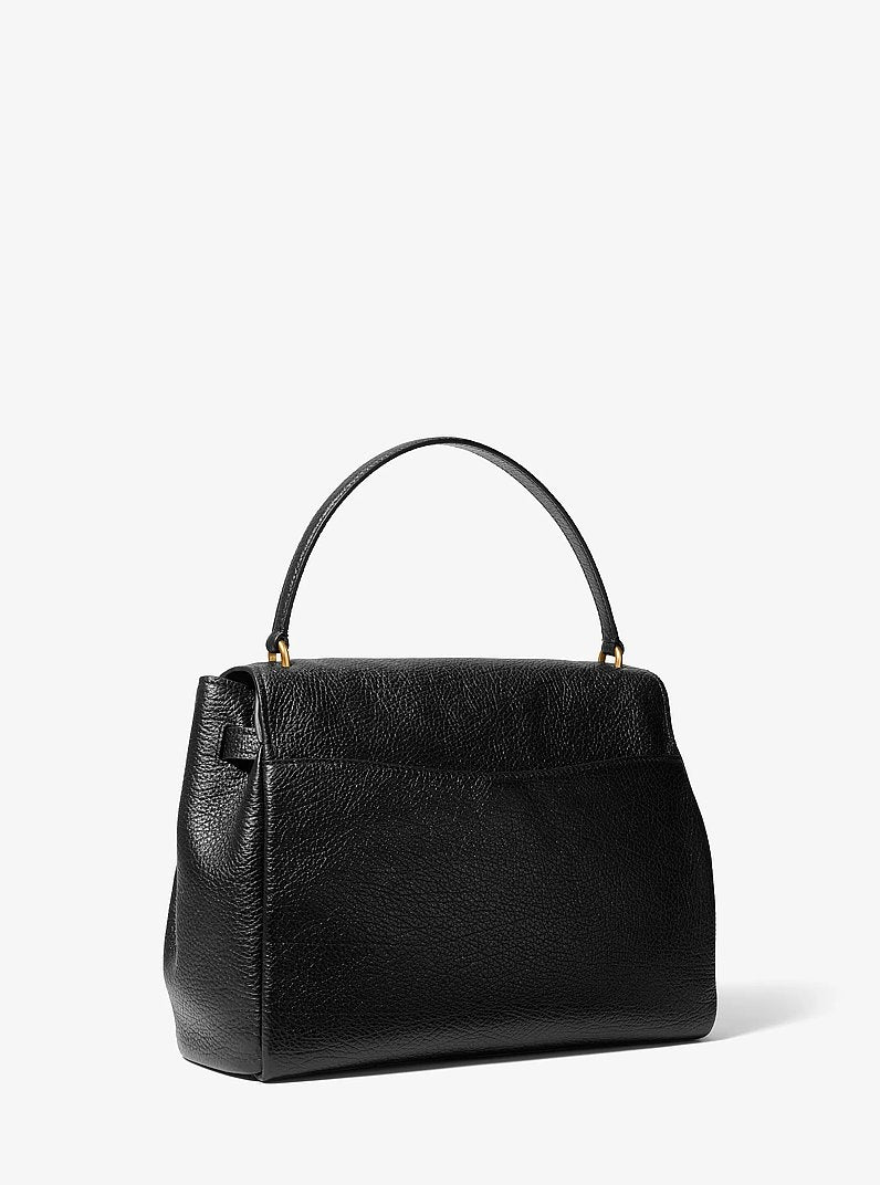 Borsa a mano Hamilton grande in pelle testurizzata 30F6ANXS7E 001 MICHAEL KORS 