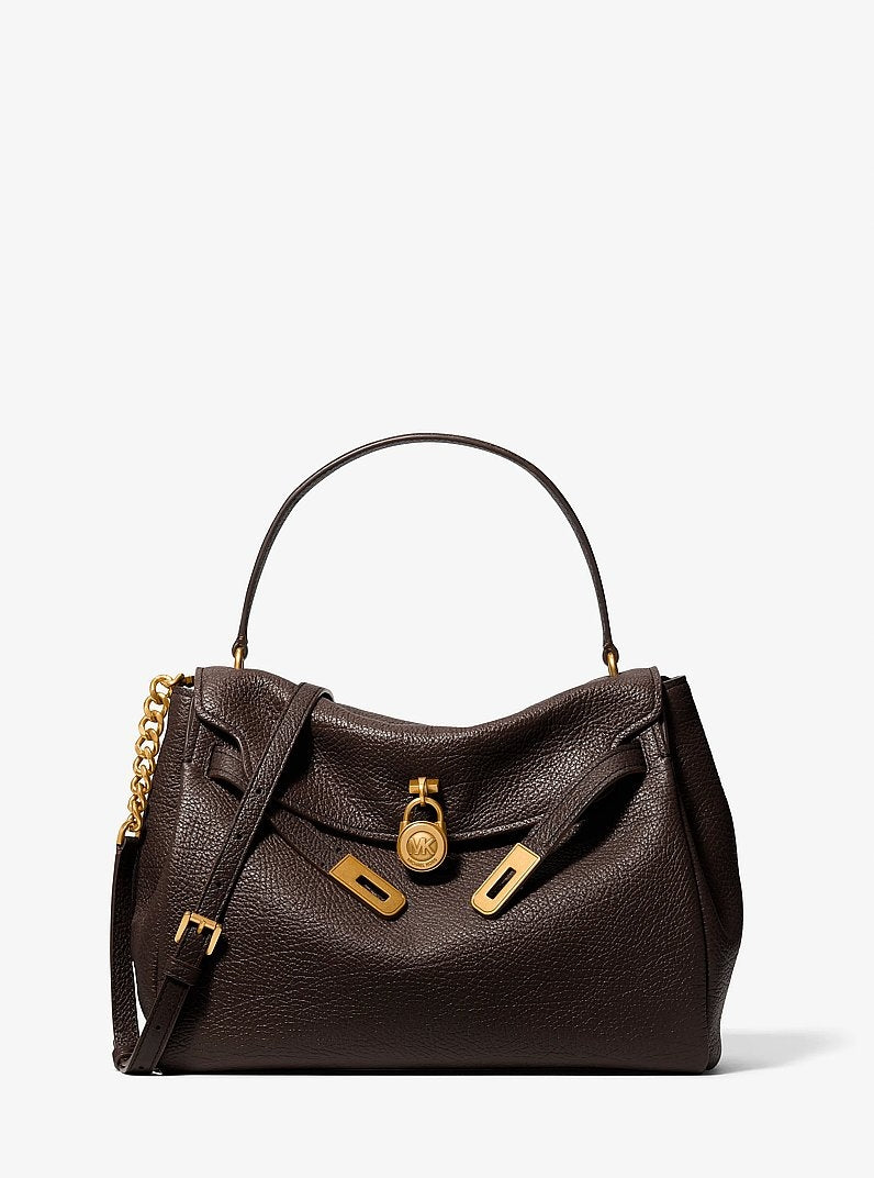 Borsa a mano Hamilton grande in pelle testurizzata<BR/> 30F6ANXS7E 251 MICHAEL KORS 