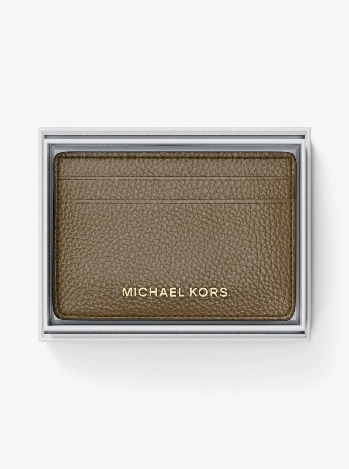 Porta carte di credito in pelle martellata<BR/> 32F7GF6D0L 282 MICHAEL KORS 