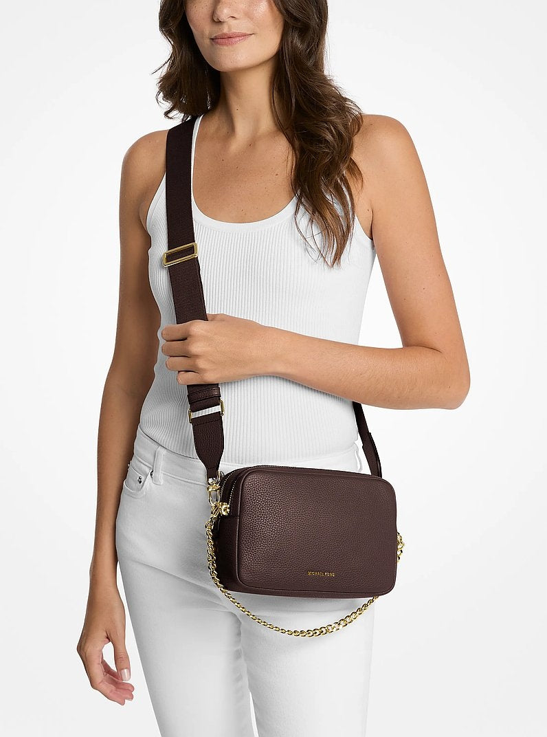 Camera bag a tracolla Bryant media in pelle martellata<BR/> 32S5GYTC5L 251 MICHAEL KORS 