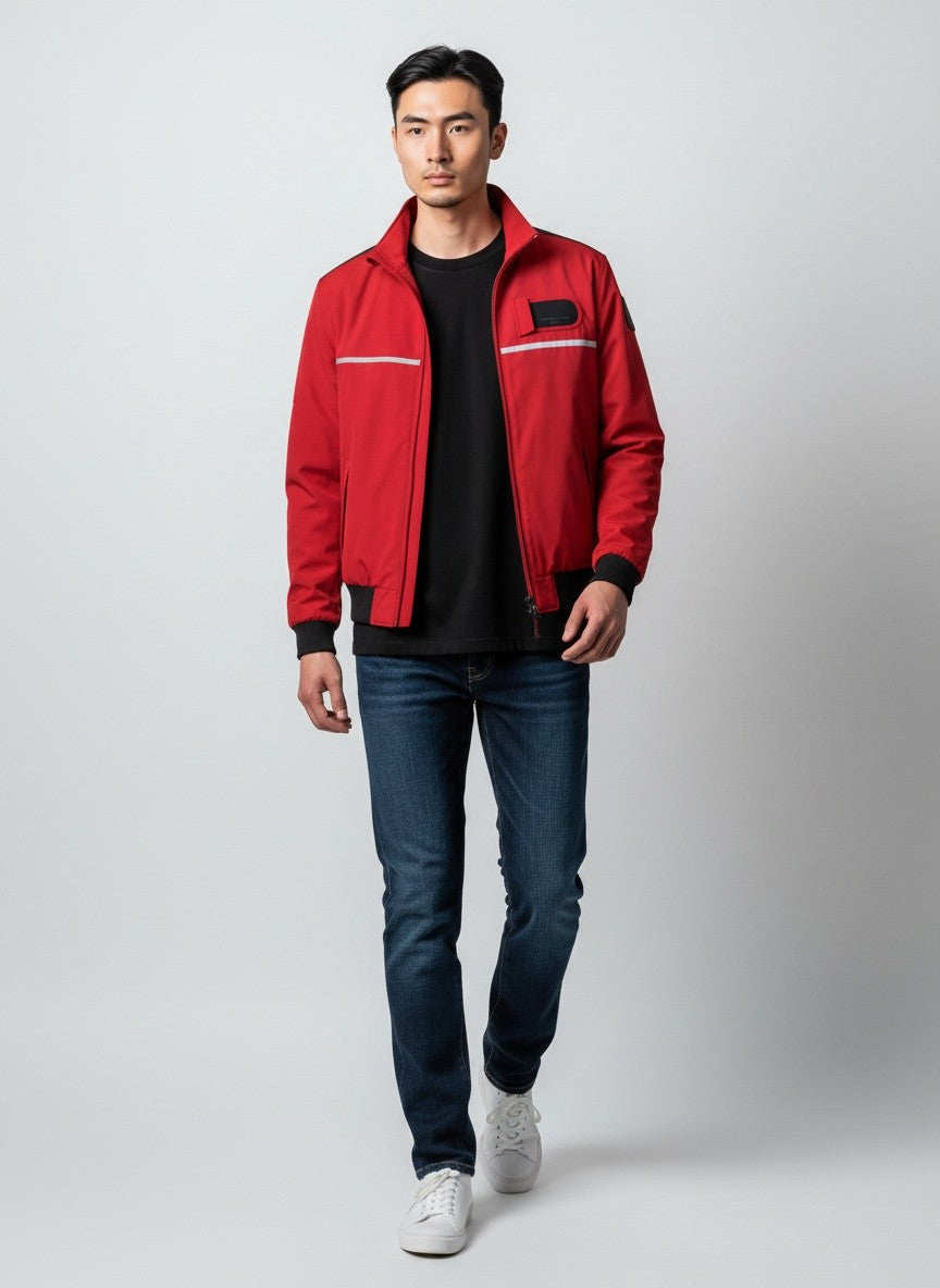 giubbotto bomber icy catarinfrangente MUAU26M007 ICY 200201 RED MUSEUM 