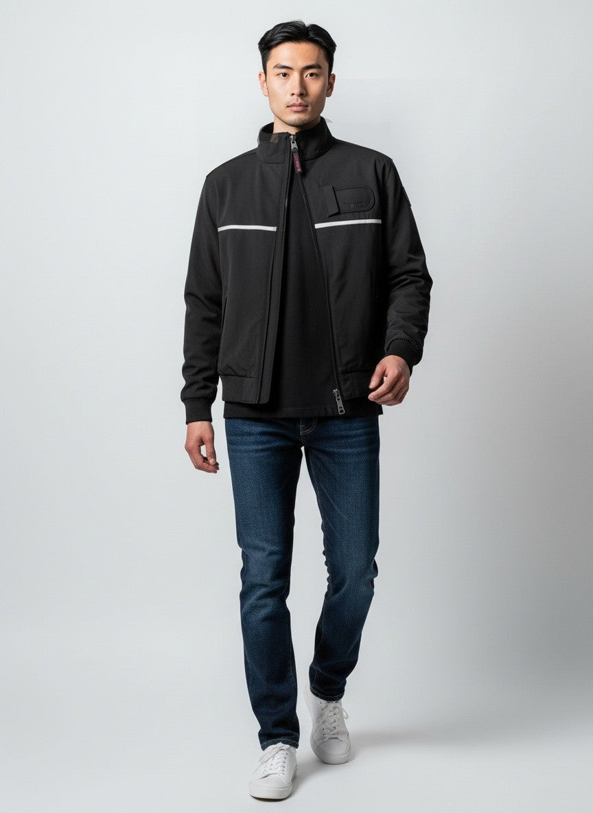 giubbotto bomber icy catarinfrangente MUAU26M007 ICY 201XXX BLACK MUSEUM 