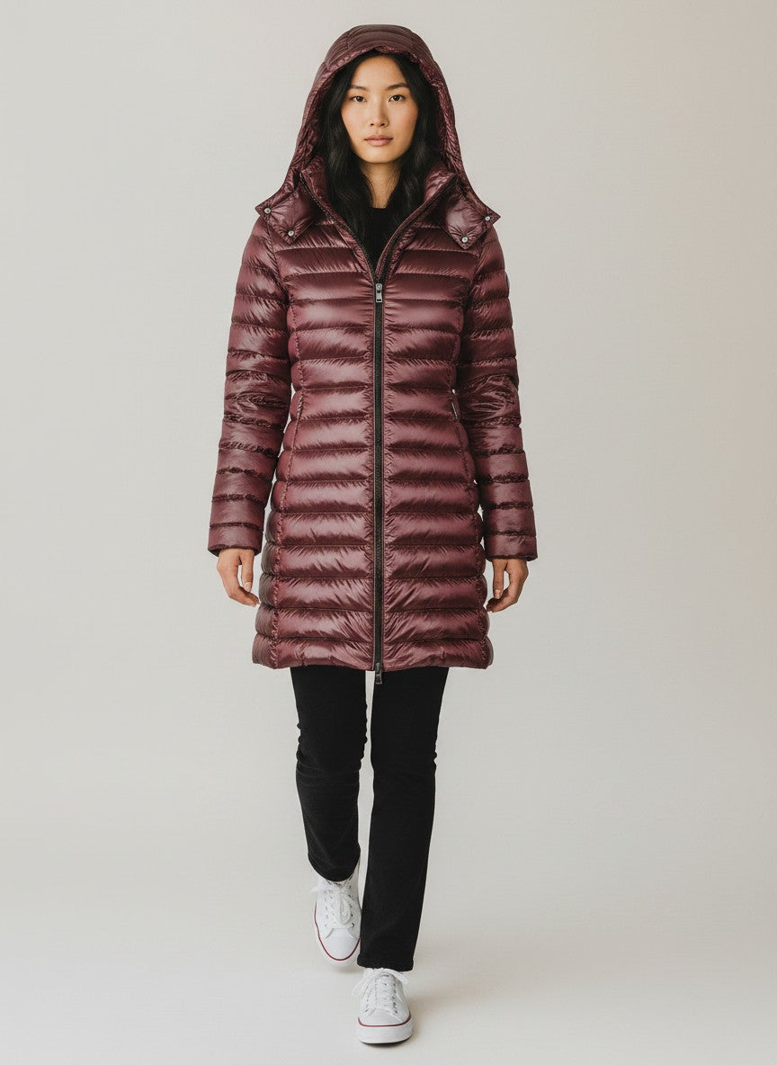 Piumino Museum Elizabeth double MUWI26W503 ELIZABETH 72G559 PLUM MUSEUM 