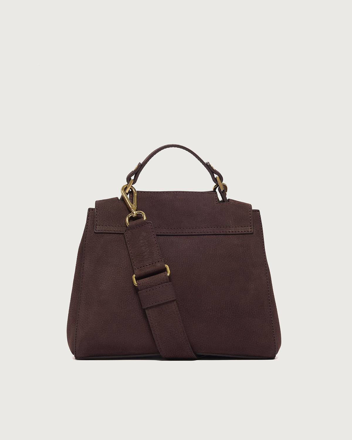 Borsa Sveva Nabucco Small a mano in pelle nabuk con tracolla B01999NBU BURGUNDY ORCIANI 