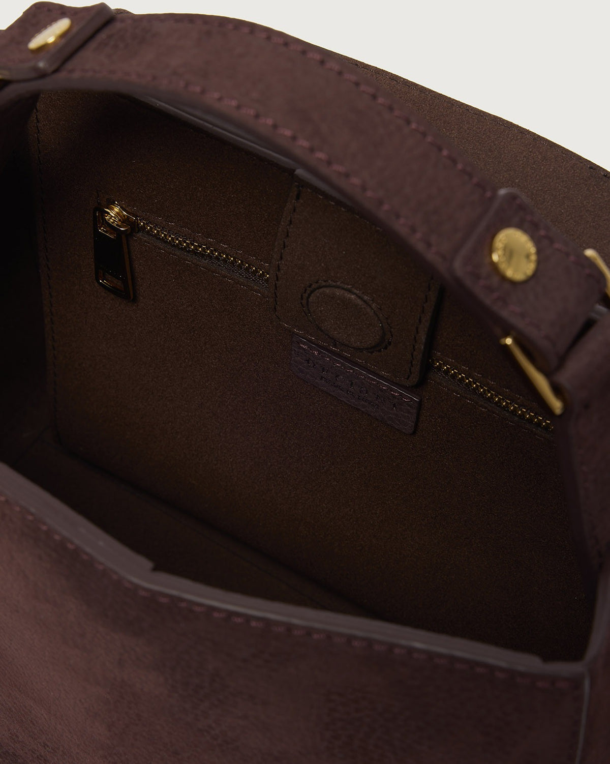 Borsa Sveva Nabucco Small a mano in pelle nabuk con tracolla B01999NBU BURGUNDY ORCIANI 