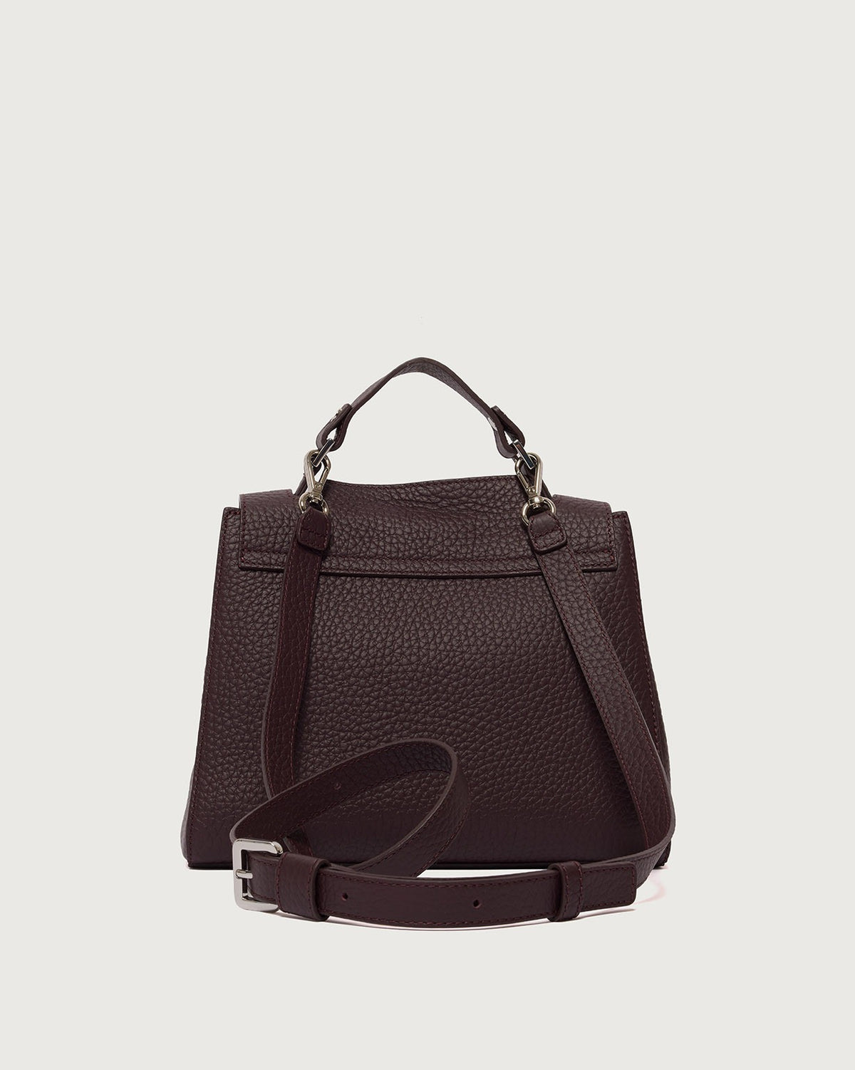 Borsa Sveva Soft Small a mano in pelle con tracolla<BR/> B01999SOF BURGUNDY ORCIANI 