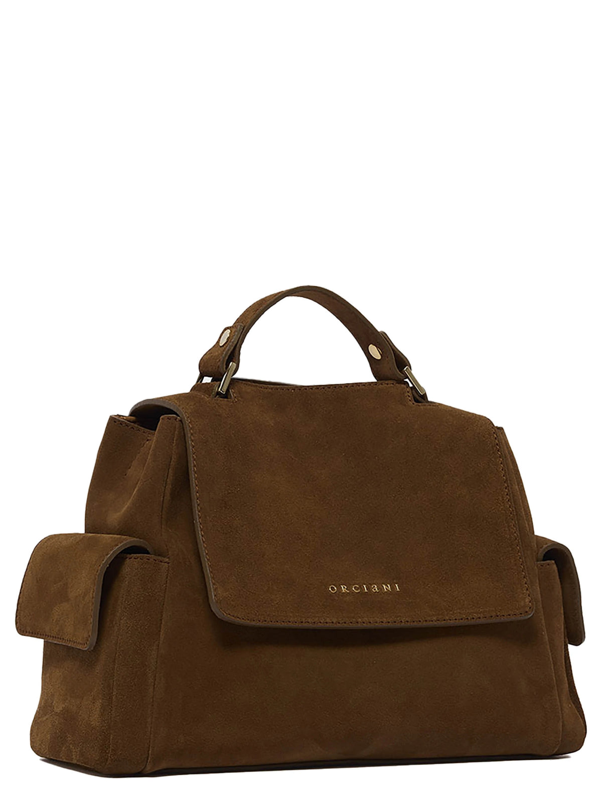 Borsa Orciani Sveva Cargo Peach Small in pelle tabacco BP1999PEO TABACCO ORCIANI 