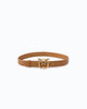 Cintura in pelle da 3 cm con fibbia Love Birds