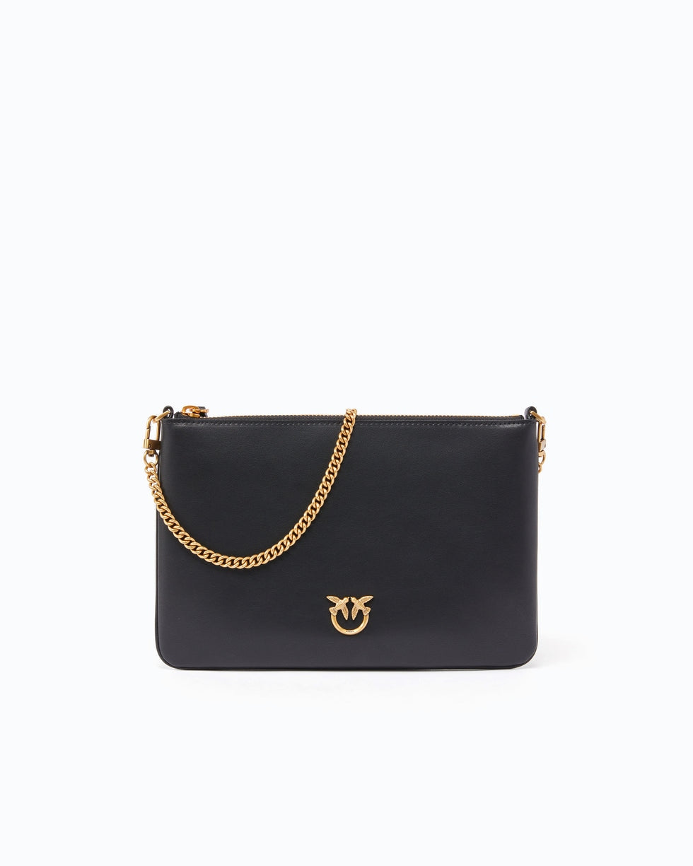 Borsa media a spalla Flat Love Bag Simply 100455A0F1 Z99Q PINKO 
