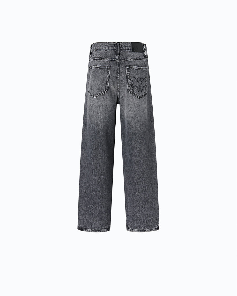 Jeans balloon in denim grigio estelle 103857A2RY PJ9 PINKO 