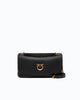 Borsa a tracolla media Love Bag Click Soft Horizontal in pelle fiore