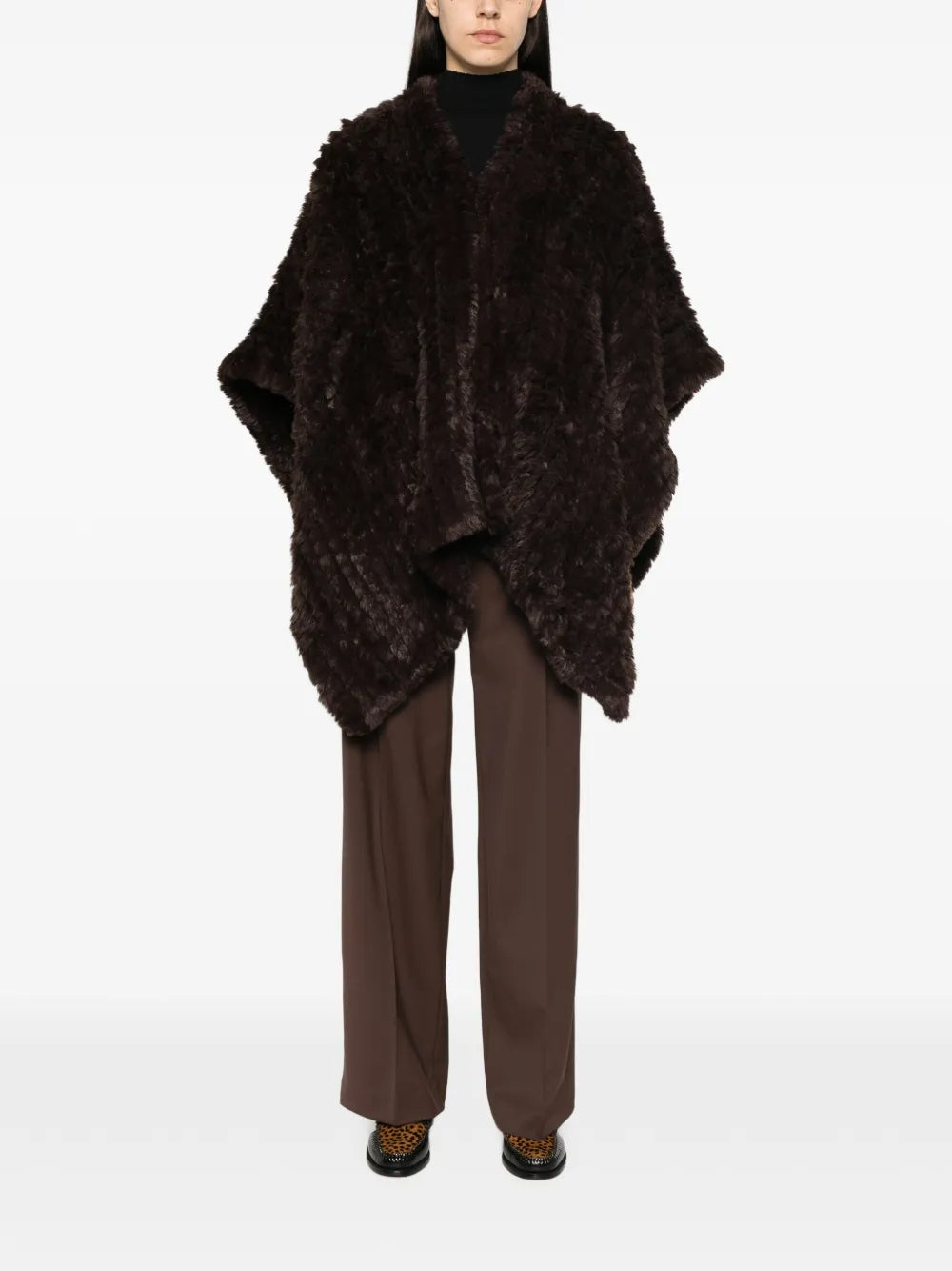 PINKO<BR/>Mantella in pelliccia sintetica 107075A3EH L72 PINKO 