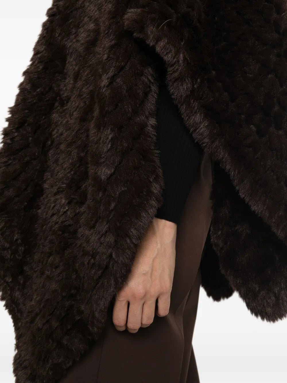 PINKO<BR/>Mantella in pelliccia sintetica 107075A3EH L72 PINKO 