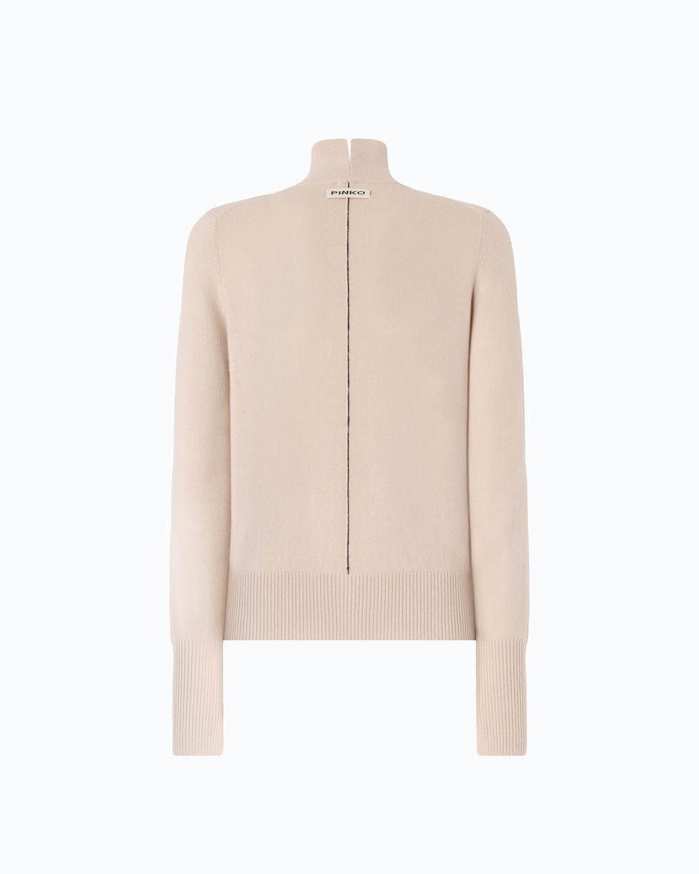 PINKO Maglia dolcevita in lana e cashmere 107204A3G1 I20 PINKO 