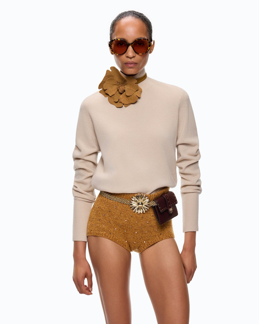 PINKO Maglia dolcevita in lana e cashmere 107204A3G1 I20 PINKO 