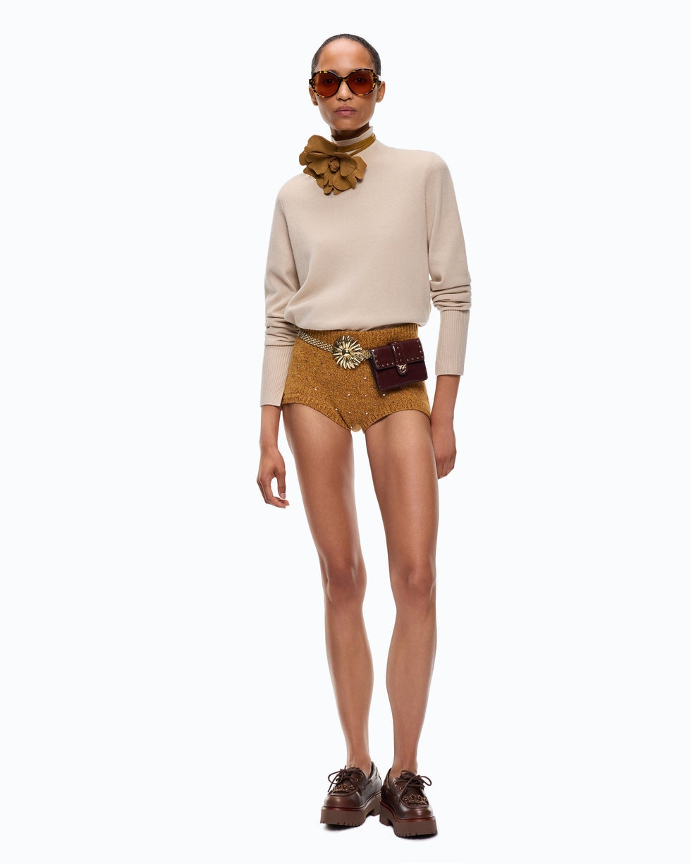 PINKO Maglia dolcevita in lana e cashmere 107204A3G1 I20 PINKO 