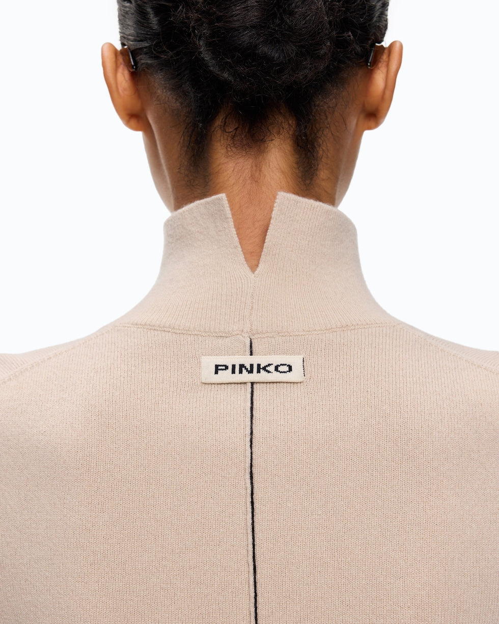 PINKO Maglia dolcevita in lana e cashmere 107204A3G1 I20 PINKO 
