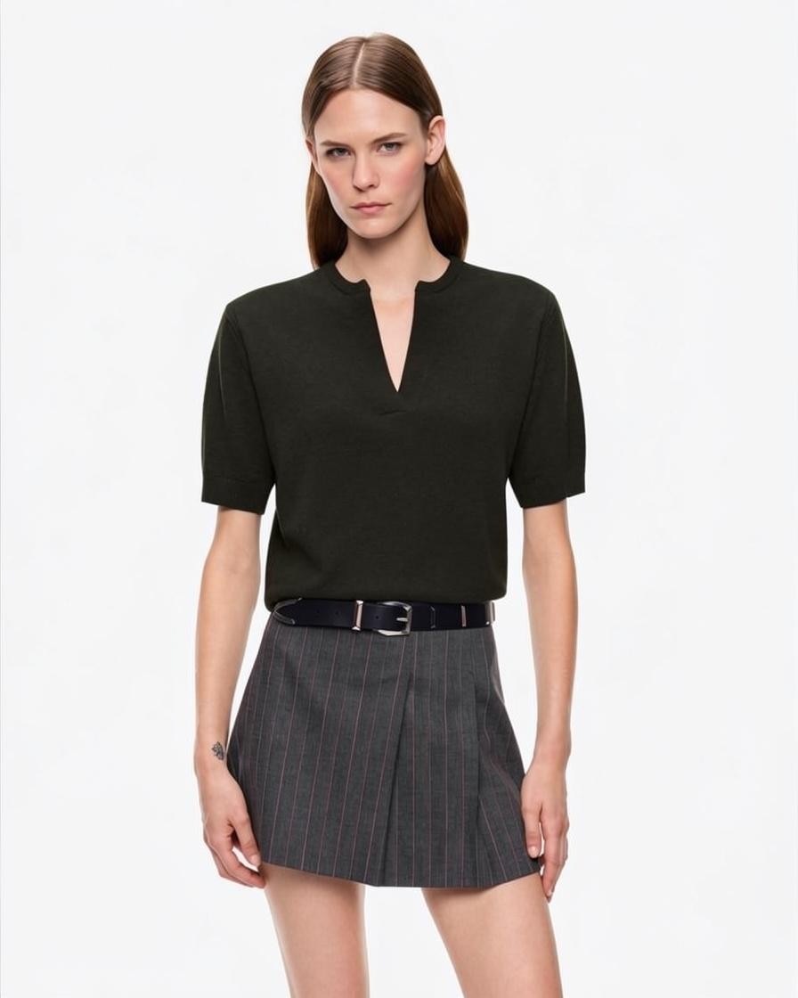 PINKO Maglia con scollo a V in lana e cashmere 107206A3G1 Z99 PINKO 