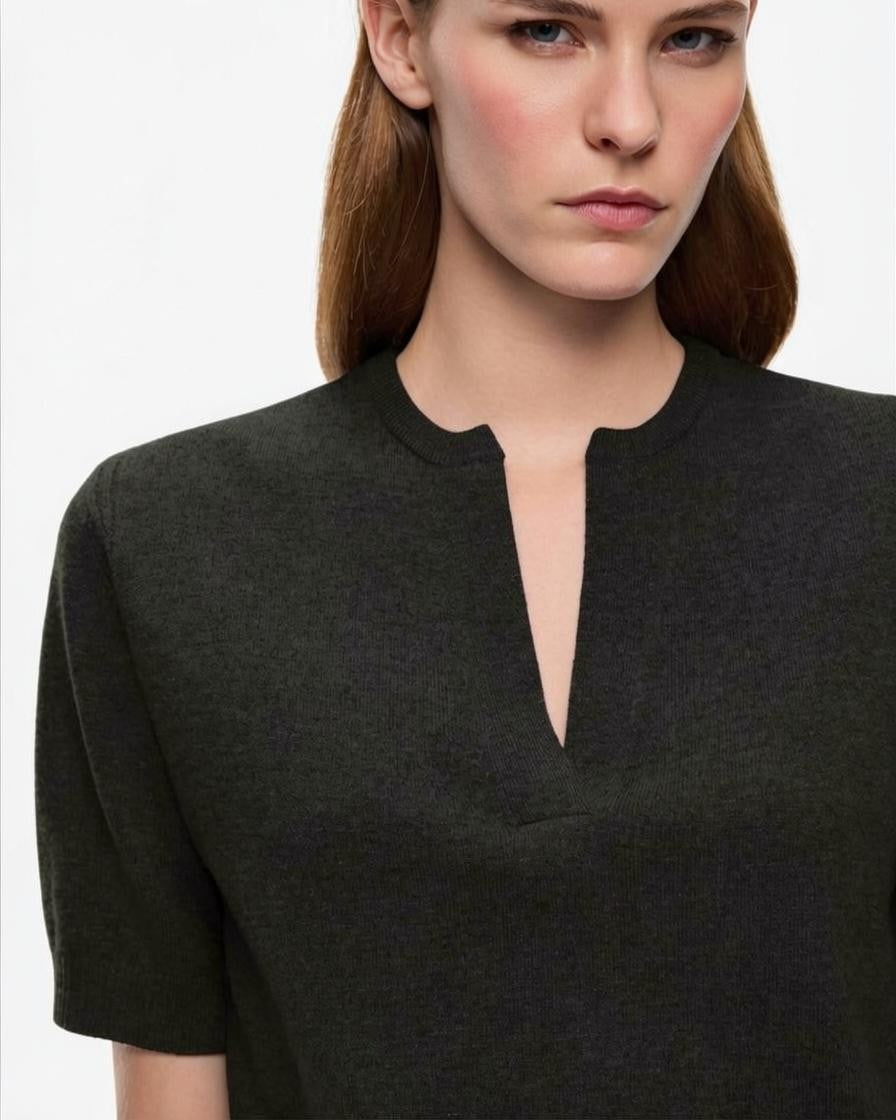 PINKO Maglia con scollo a V in lana e cashmere 107206A3G1 Z99 PINKO 