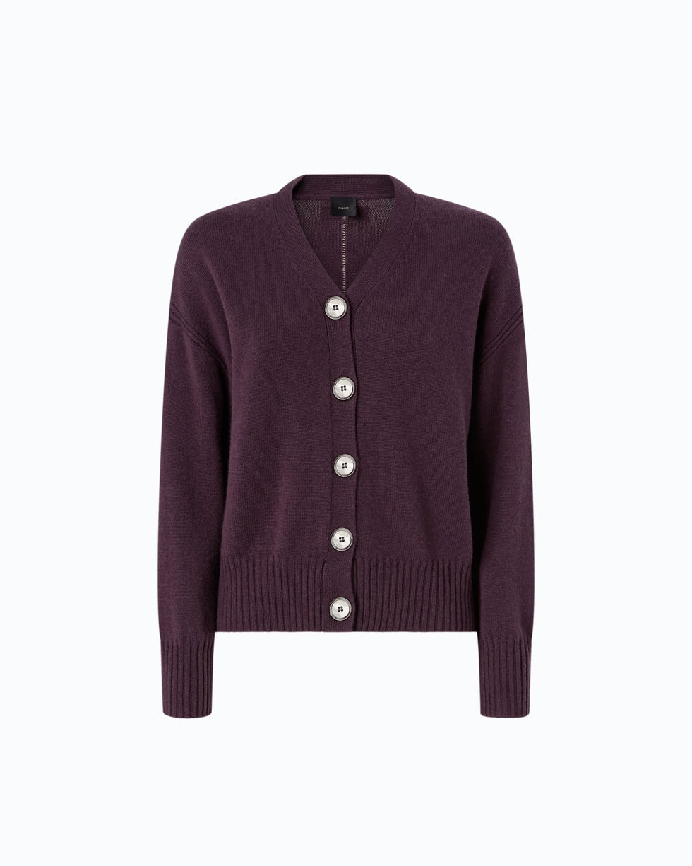 Cardigan in lana e cashmere vienna 107212A3G1 W63 PINKO 