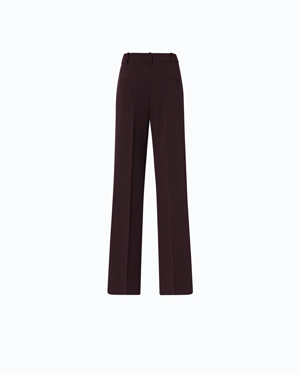 Pantaloni a palazzo tinta unita petalo 107214A18E RR7 PINKO 