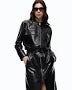 Abito midi effetto pelle con zip 107226A3MR Z99 PINKO 