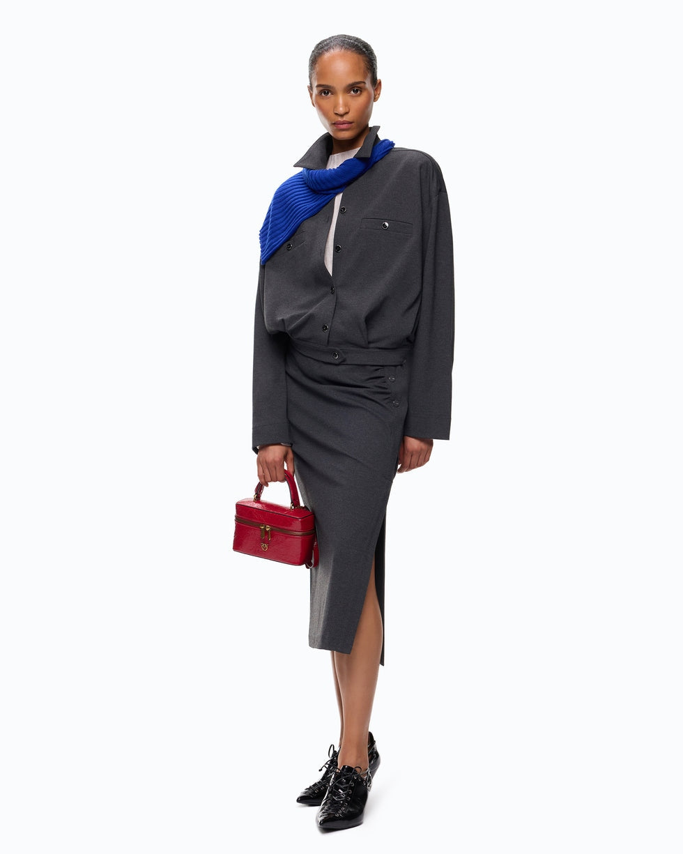PINKO Gonna pencil in punto stoffa 107229A3AH I76 PINKO 