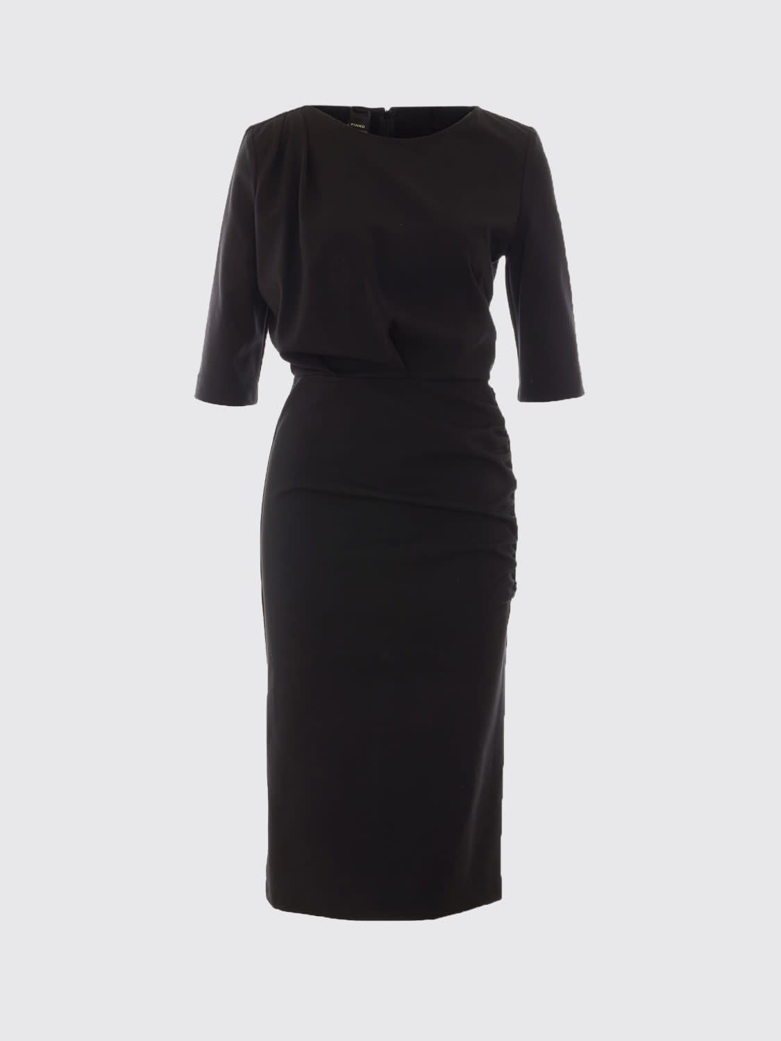 PINKO<BR/>Abito midi a tubino Pinko in crêpe a maniche lunghe con spacco posteriore 107230A3AH Z99 PINKO 