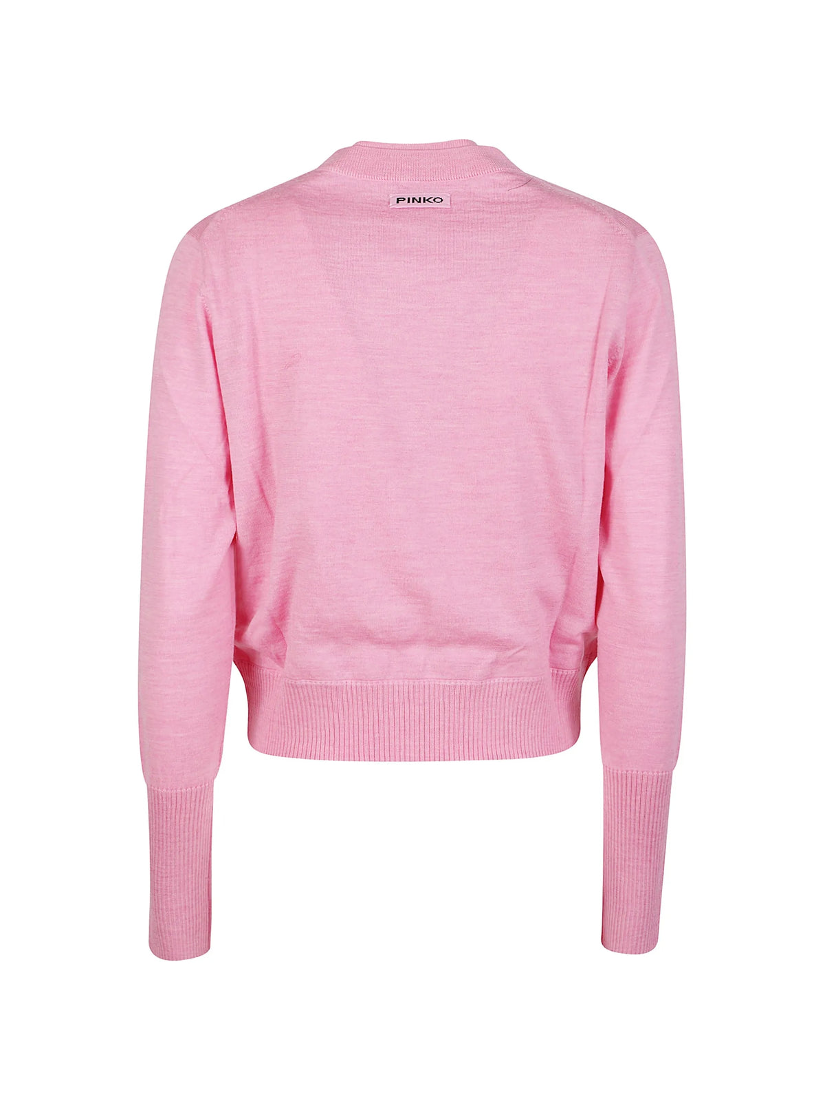 Maglia senza maniche con cardigan integrato tallin 107259A3FY O00 PINKO 