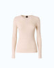 PINKO Maglia a costine con pizzo