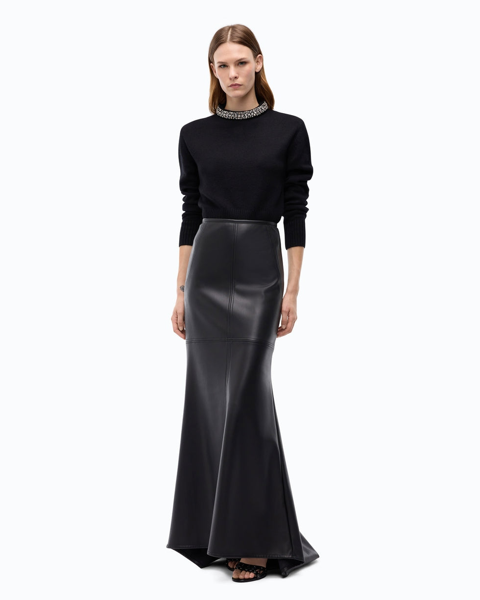 PINKO Maglia in misto lana con collo gioiello 107274A3GI Z99 PINKO 