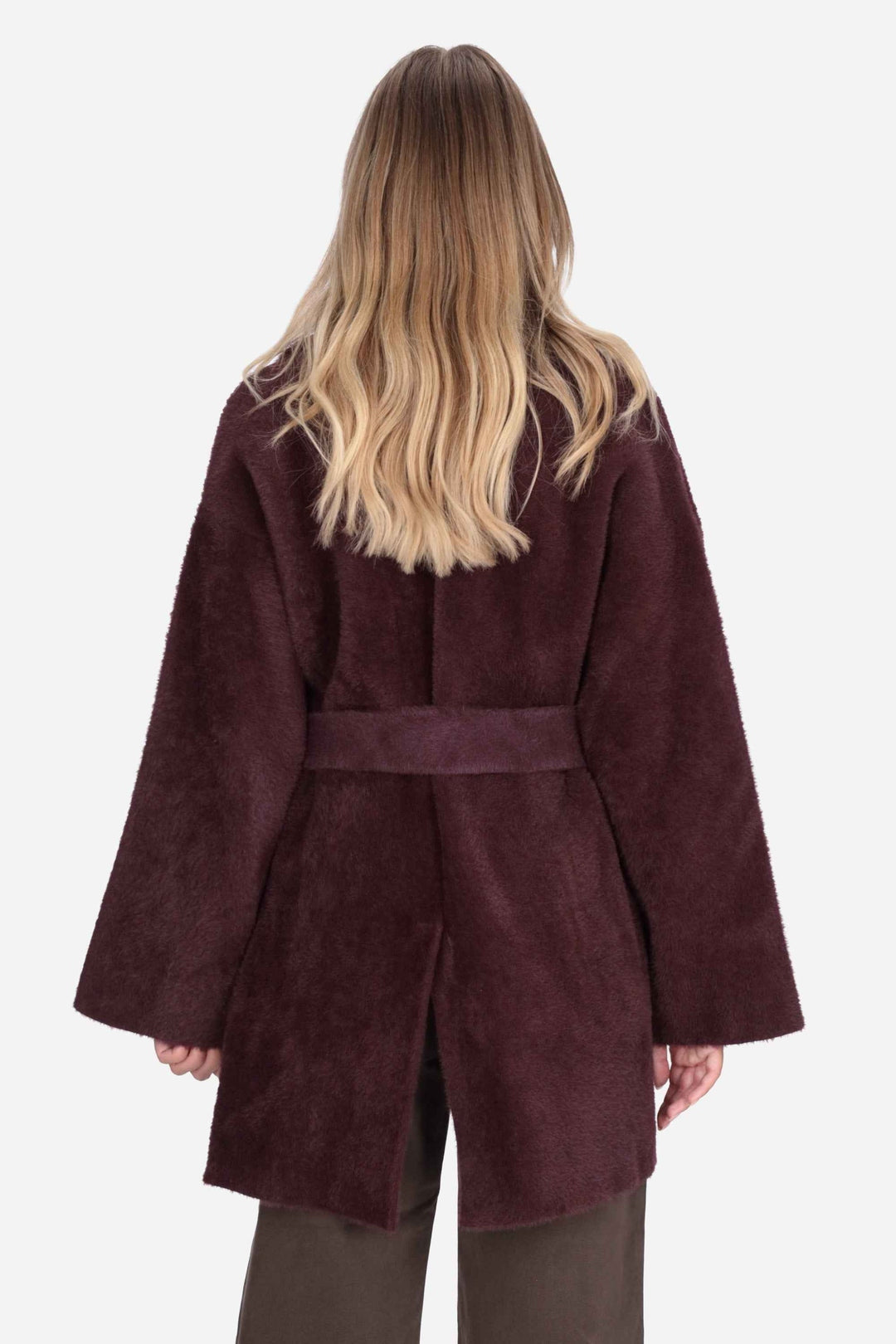 Pinko<BR/>CAPPOTTO DONNA PINKO BRUXELLES CAPPOTTO EFFETTO VEL - Cappotto classico - viola 107336A0DI W63 PINKO 