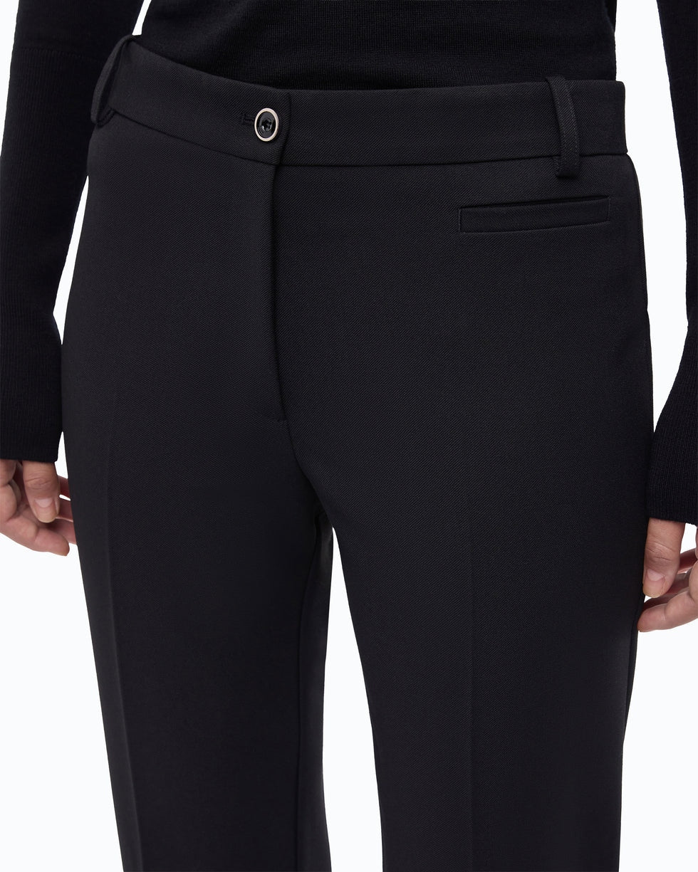 Pantaloni con piega stirata protea 107415A3DA Z99 PINKO 