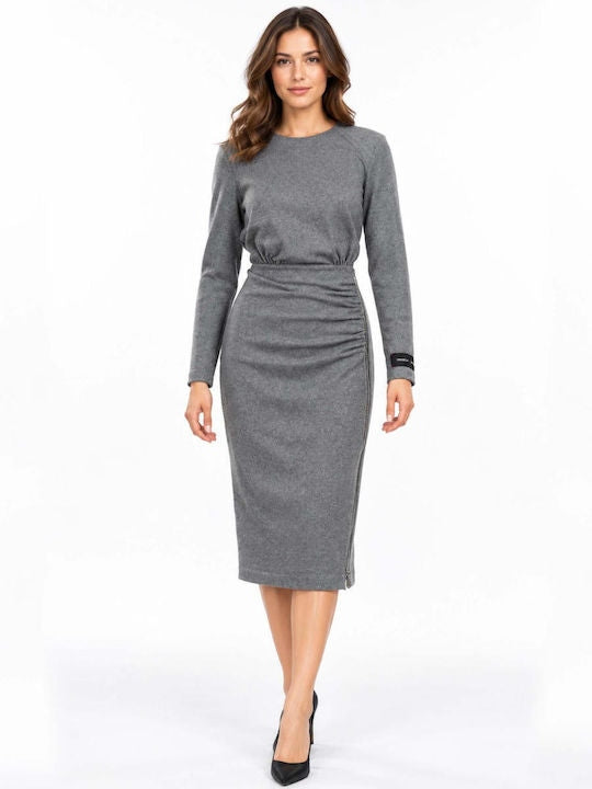 PINKO<BR/>Abito midi Anthurium con zip 107580A3JF I76 PINKO 