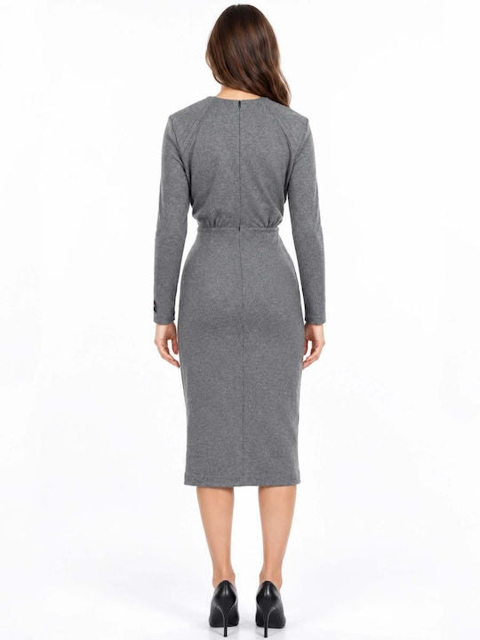 PINKO<BR/>Abito midi Anthurium con zip 107580A3JF I76 PINKO 