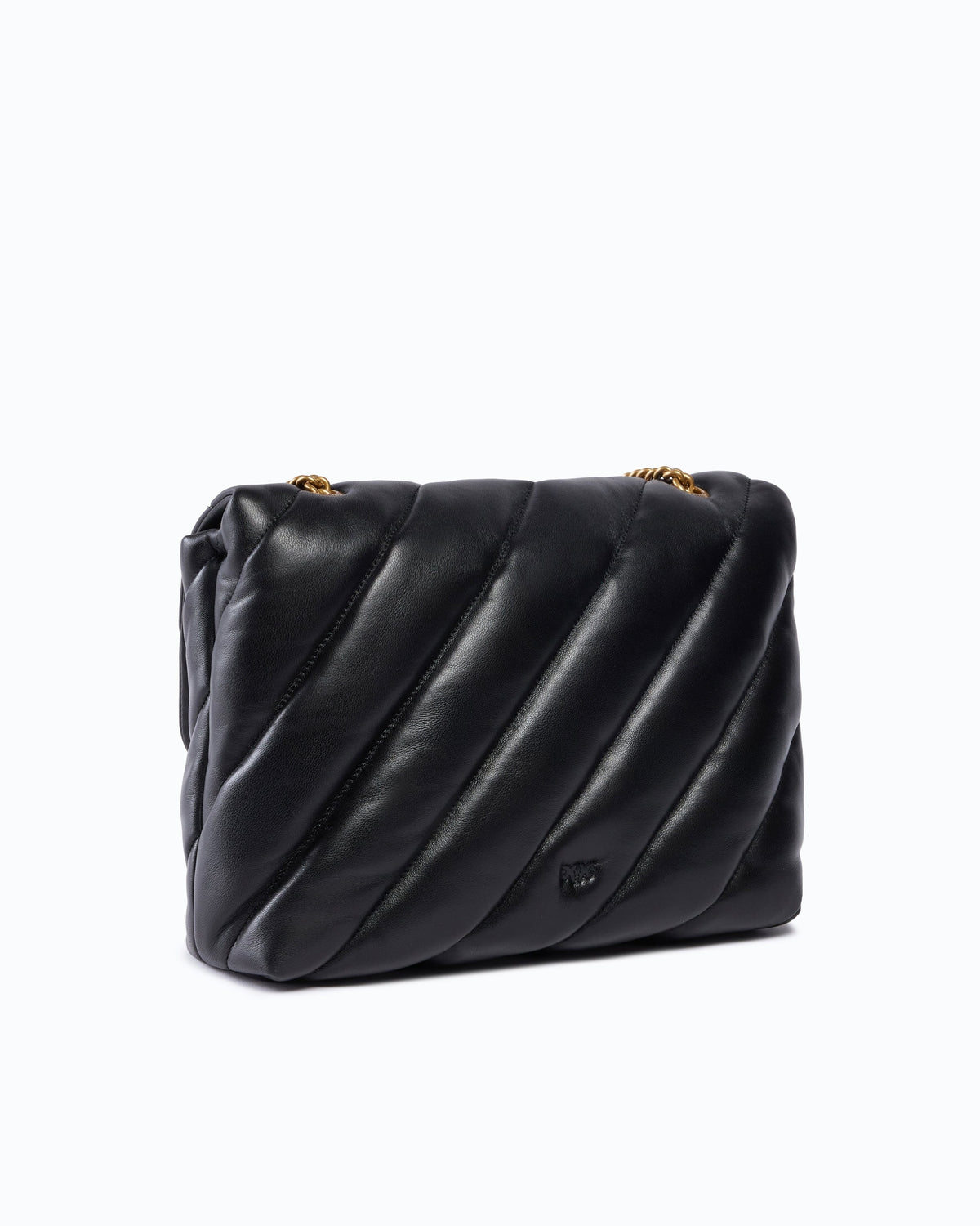 Borsa grande a tracolla Love Bag Puff Maxi Quilt New Buckle 107615A0F2 Z99Q PINKO 
