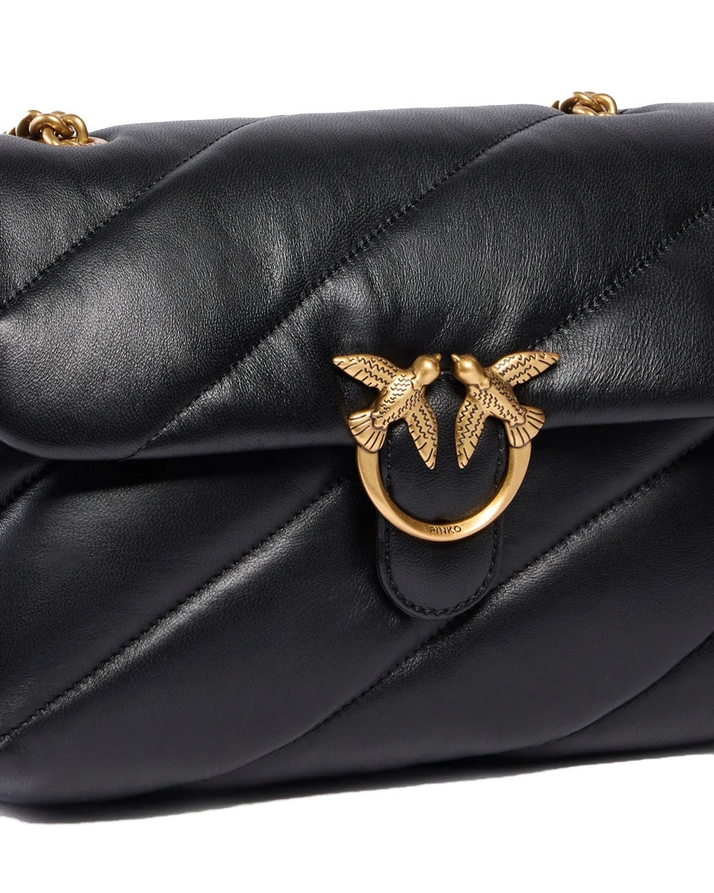 Borsa PINKO donna  Love Bag Puff Maxi Quilt New Buckle Nera 107616A0F2 Z99Q PINKO 