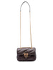Pinko Love Puff Mini Borsa Donna in Pelle Marrone Marasca Antique Gold