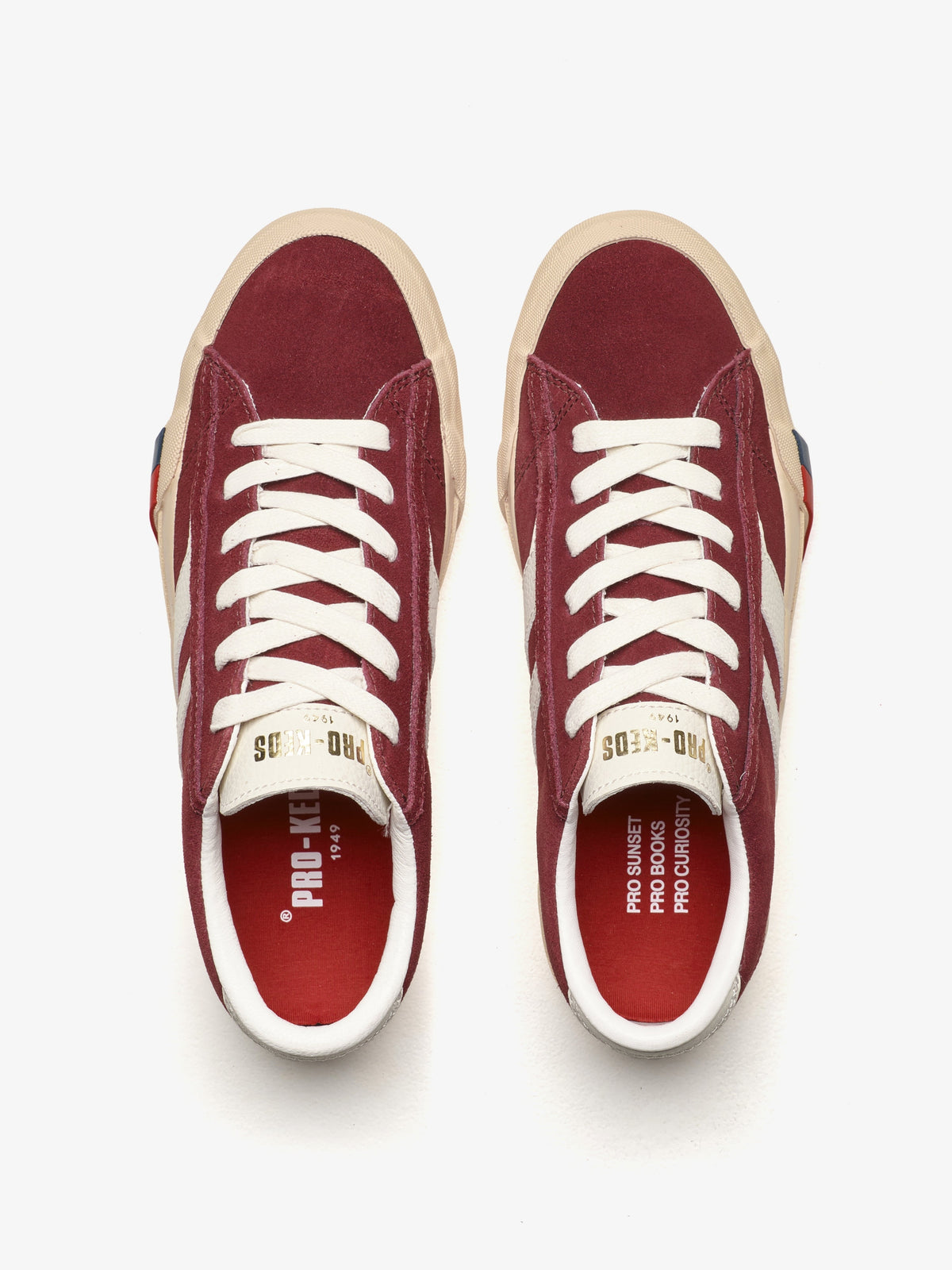 Royal Classic in Suede Bordeaux e Avorio RC426SLM BX00003 PRO-KEDS 