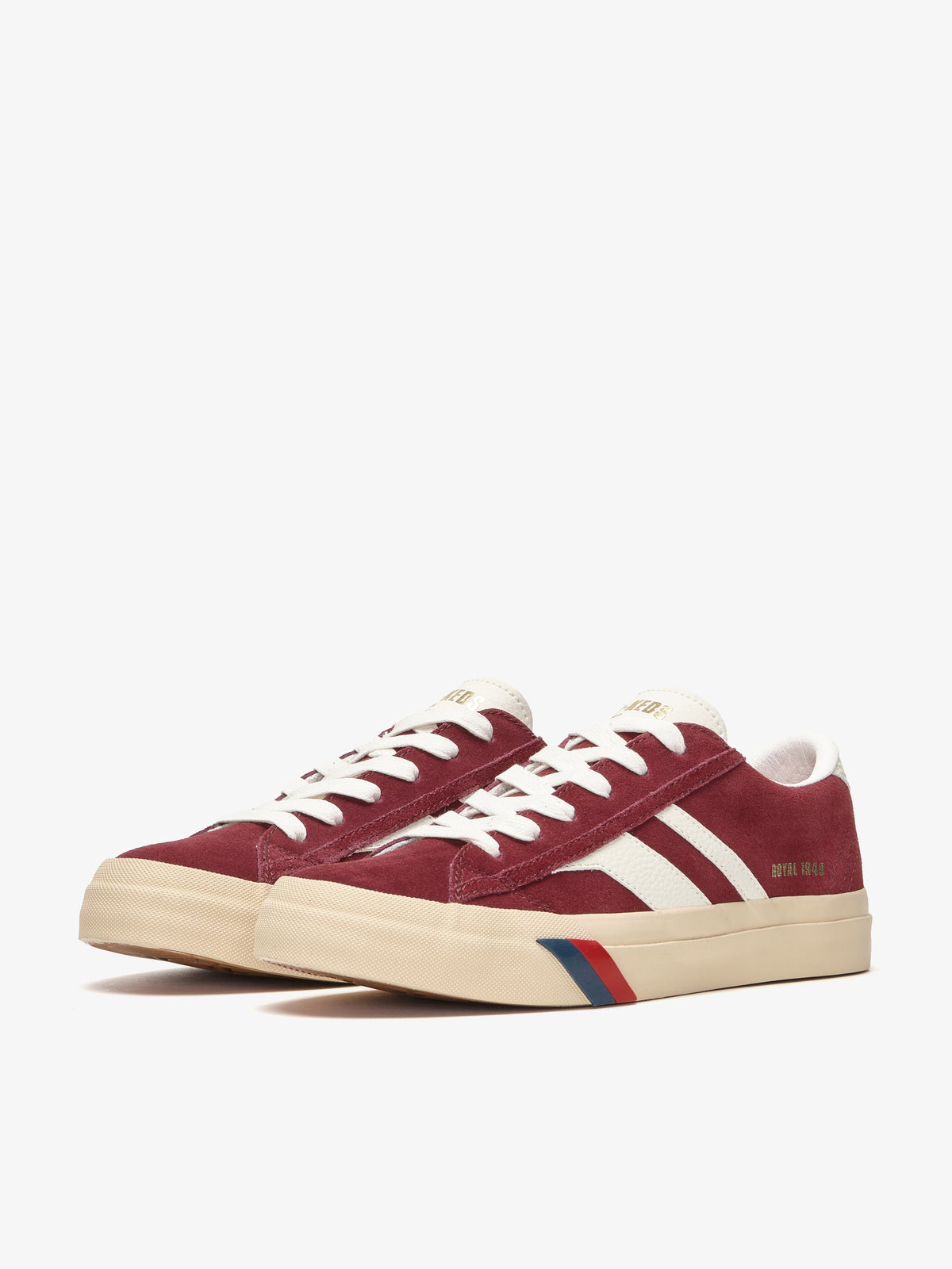 Royal Classic in Suede Bordeaux e Avorio RC426SLM BX00003 PRO-KEDS 