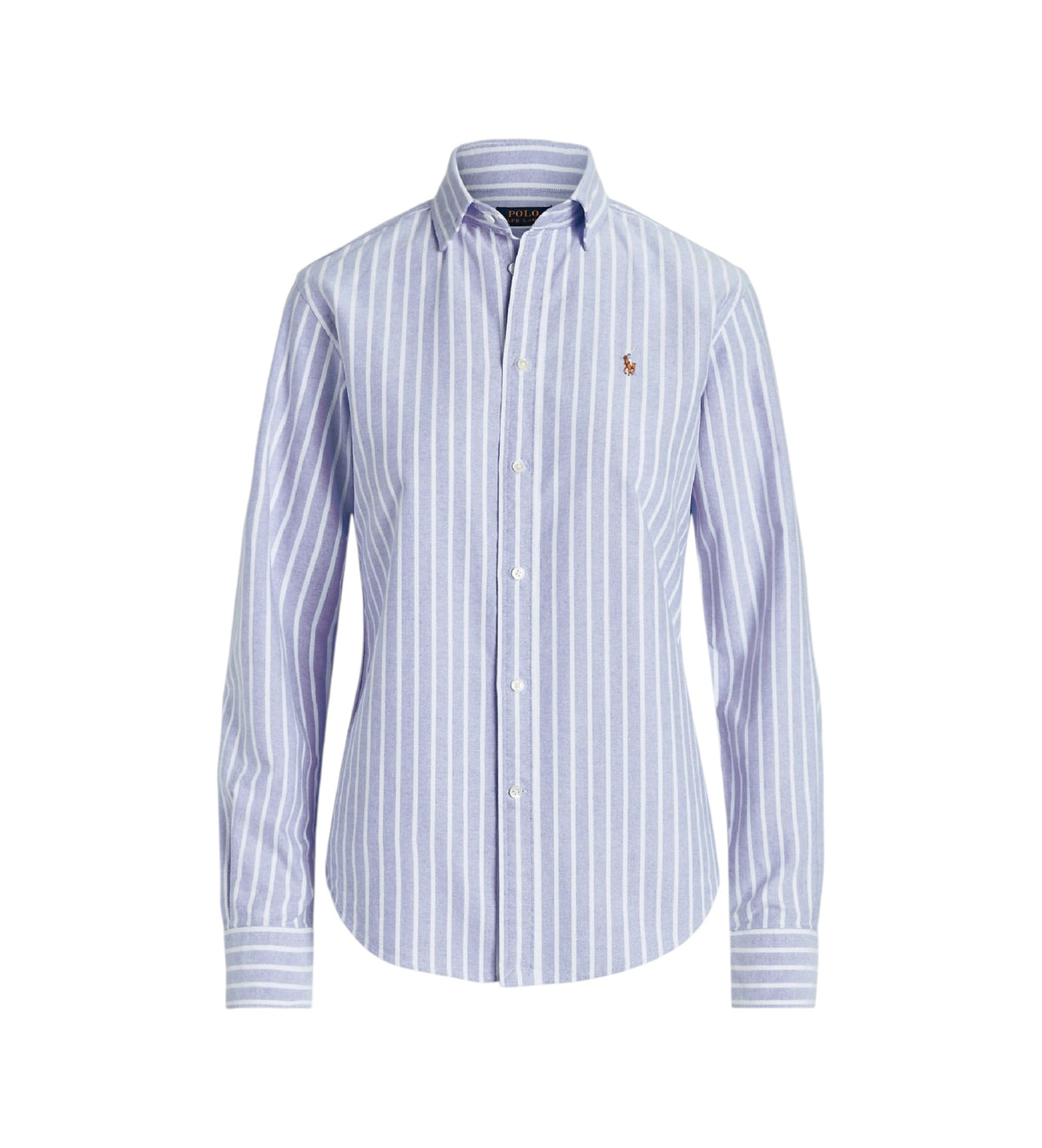 POLO RALPH LAUREN<BR/>Camicia Oxford a righe in cotone slim fit 211891377 004 RALPH LAUREN 