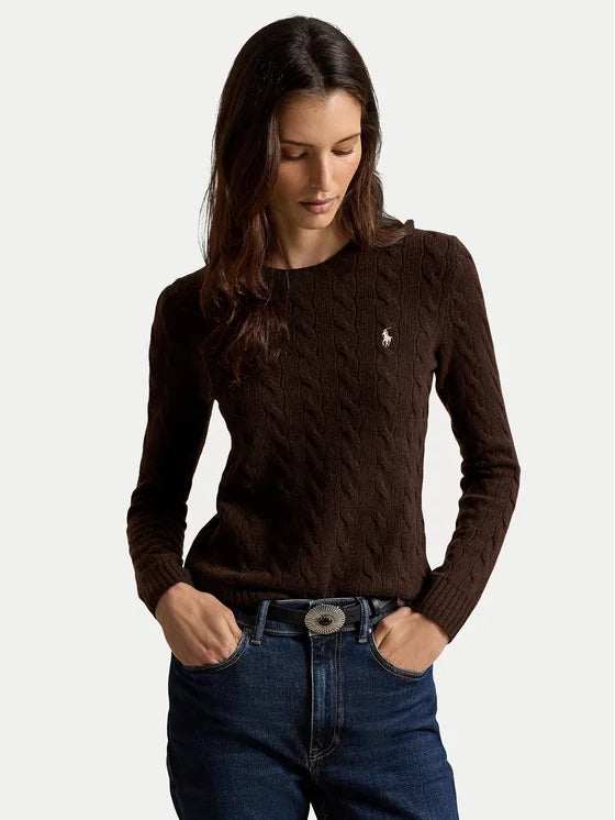 Maglia donna Julianna in lana e cachemire <BR/> 211971865 507 RALPH LAUREN 