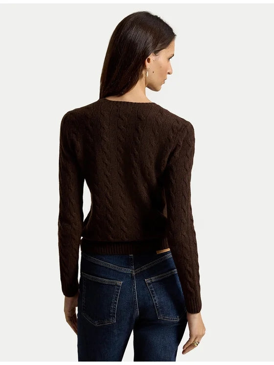 Maglia donna Julianna in lana e cachemire <BR/> 211971865 507 RALPH LAUREN 